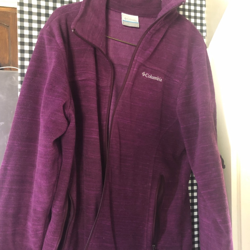 Columbia purple fleece